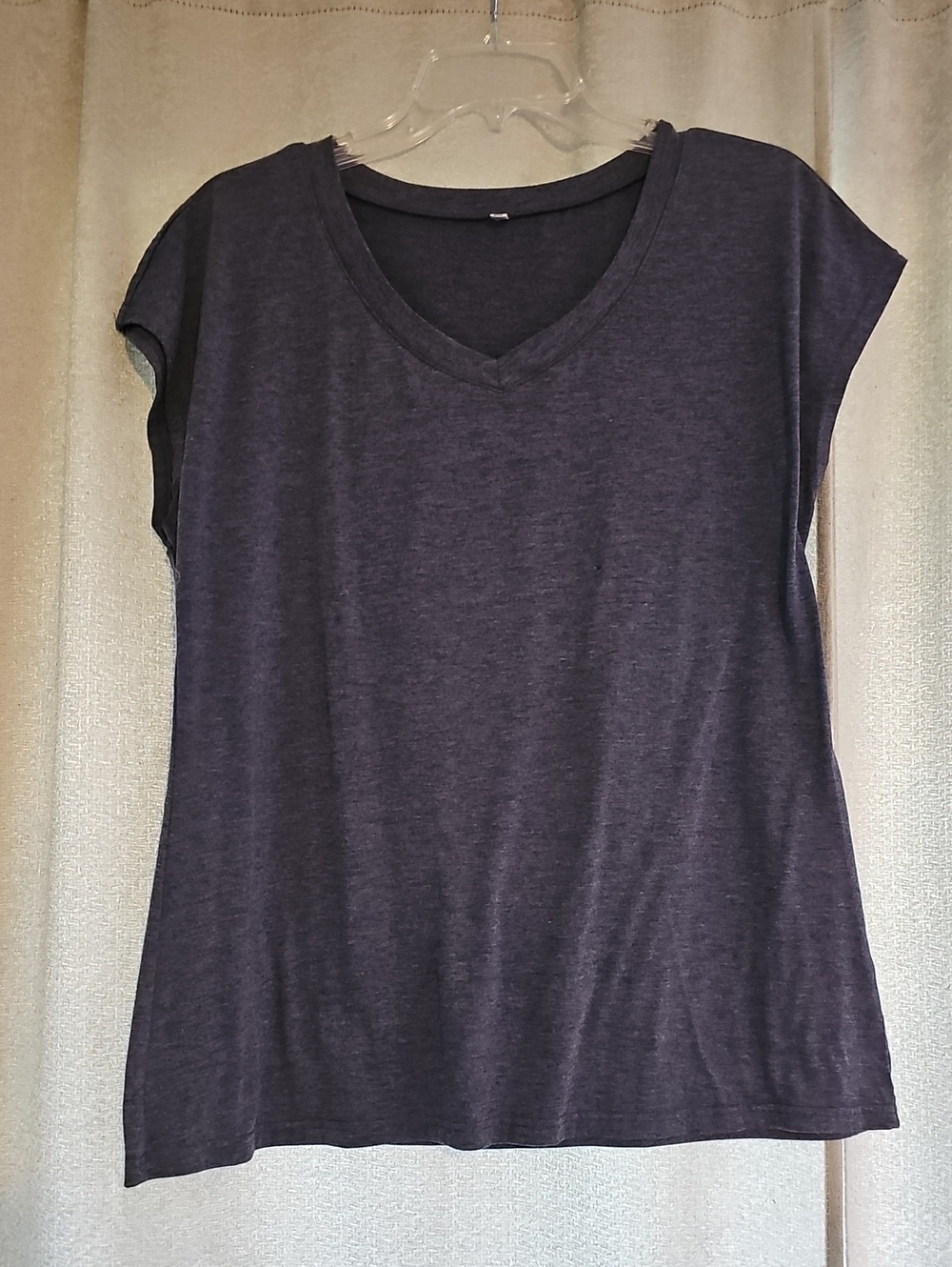 Classic V-Neck Cap Sleeve Top